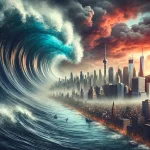 Deniz Dev bir tsunami dalgası.webp